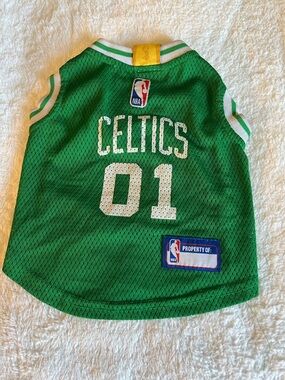 NBA Celtics Green small dog or cat jersey